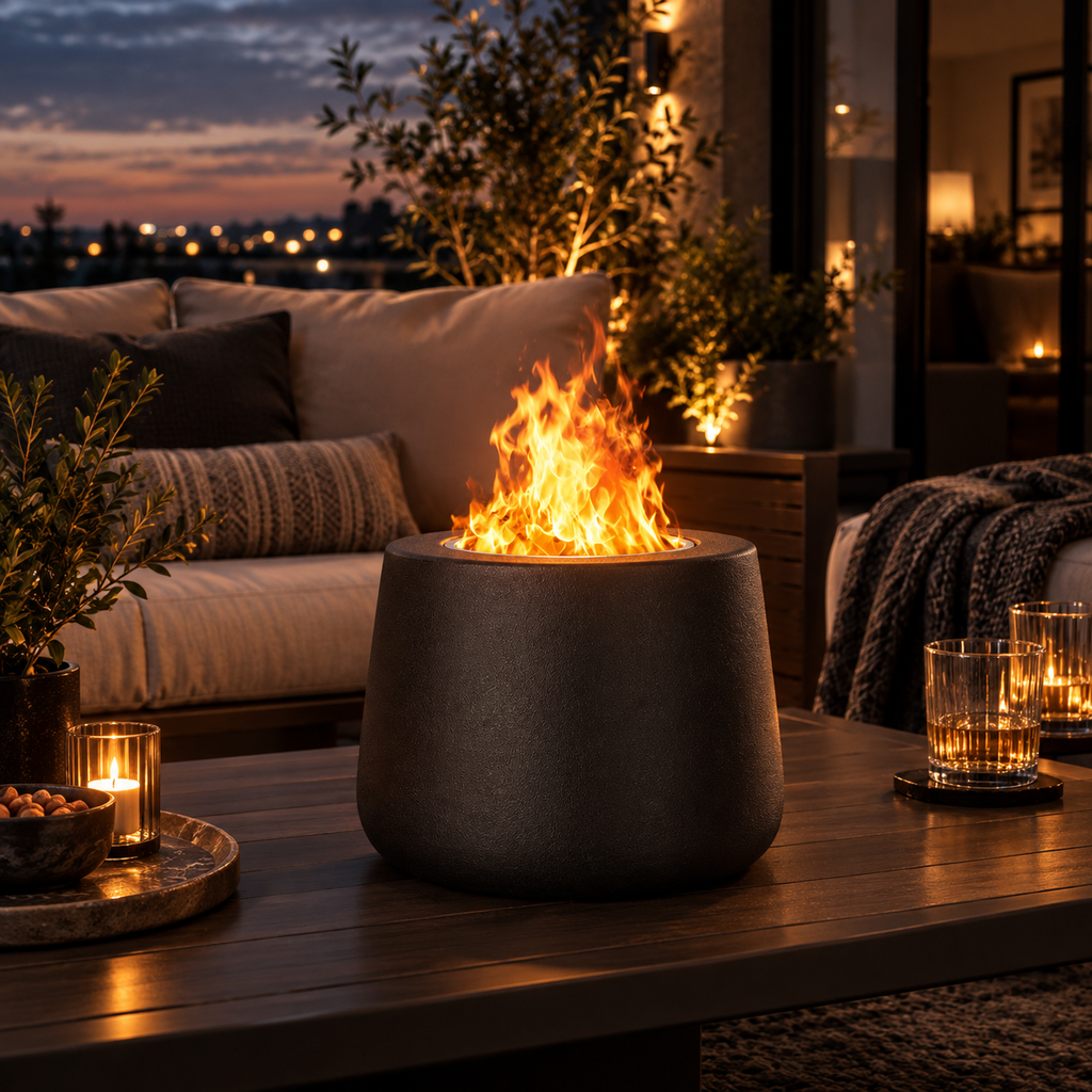 Ceramic Tabletop Fire Pit