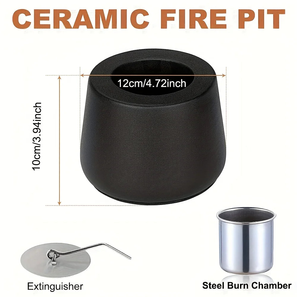 Ceramic Tabletop Fire Pit