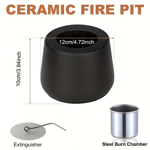 Ceramic Tabletop Fire Pit